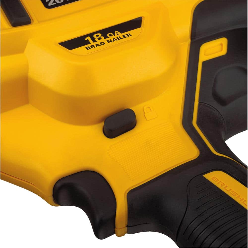 20V MAX XR Lithium-Ion Cordless 18-Gauge Brad Nailer (Tool Only) DCN680B