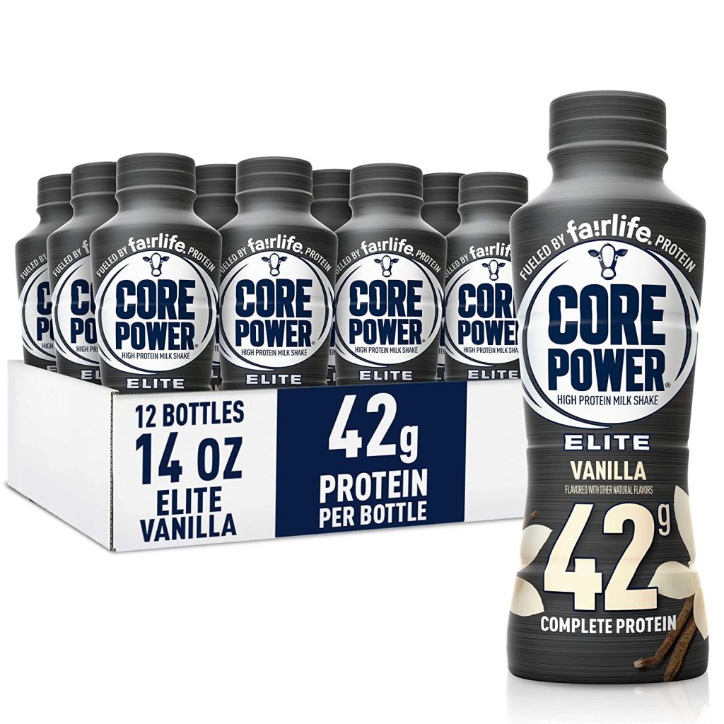 Fairlife Core Power Elite Vanilla High Protein Shake 42g, 14 Fl Oz, 12 Pack – Workout Recovery Drink