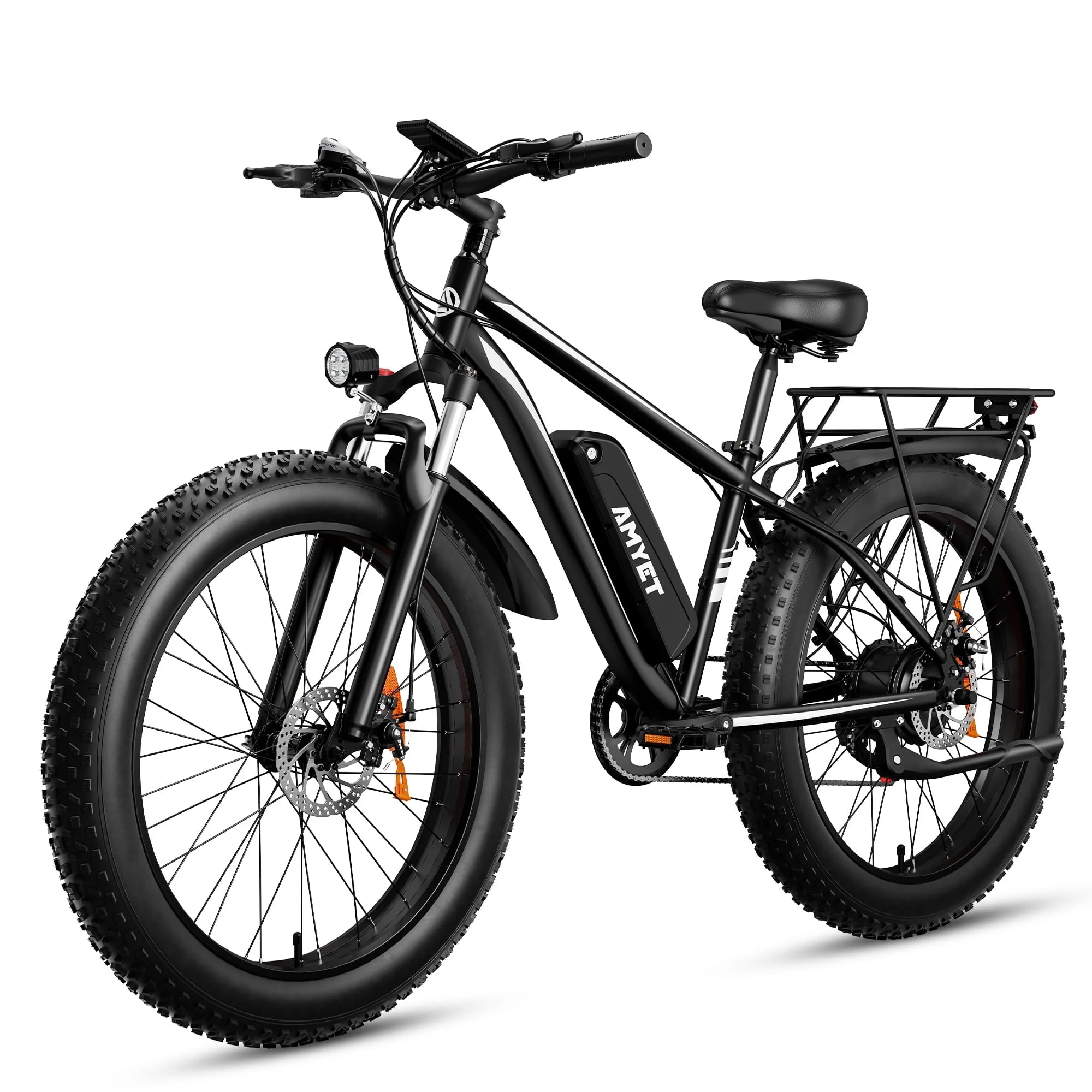 AMYET EB26 750W 720WH UL2849 Electric Bike Mountain Bicycle E Bike 26" Fat Tire 20MPH for Adult