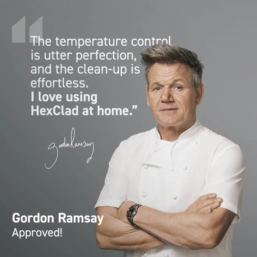 HexClad 6 Piece Hybrid Stainless Steel Cookware Pan Set 8 inch, 10 inch, 12 inch with Glass Lids, Size: One size, Black