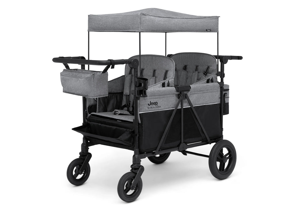 Jeep Wrangler Deluxe 4 Seater Stroller Wagon with Cooler Bag