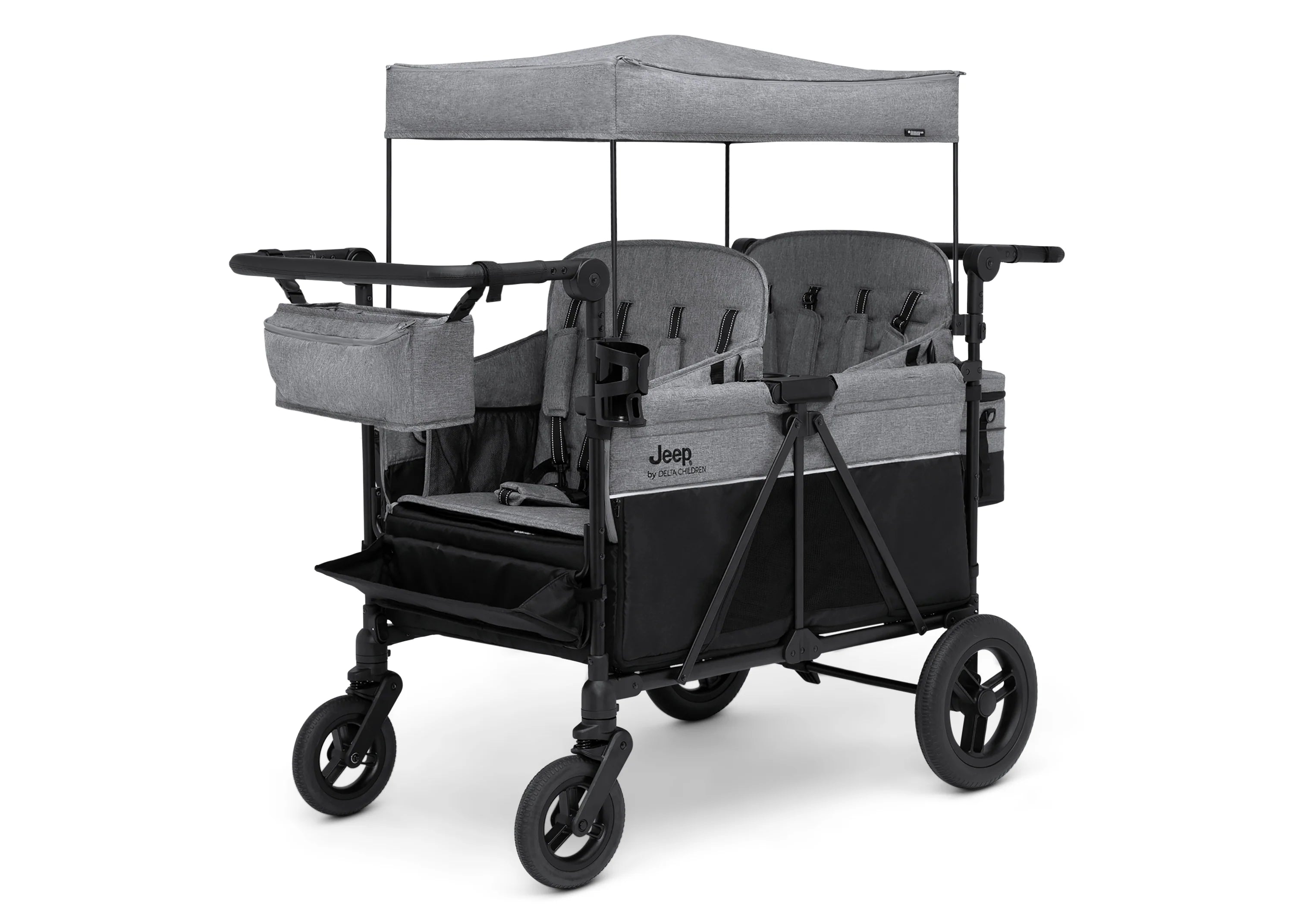 Jeep Wrangler Deluxe 4 Seater Stroller Wagon with Cooler Bag