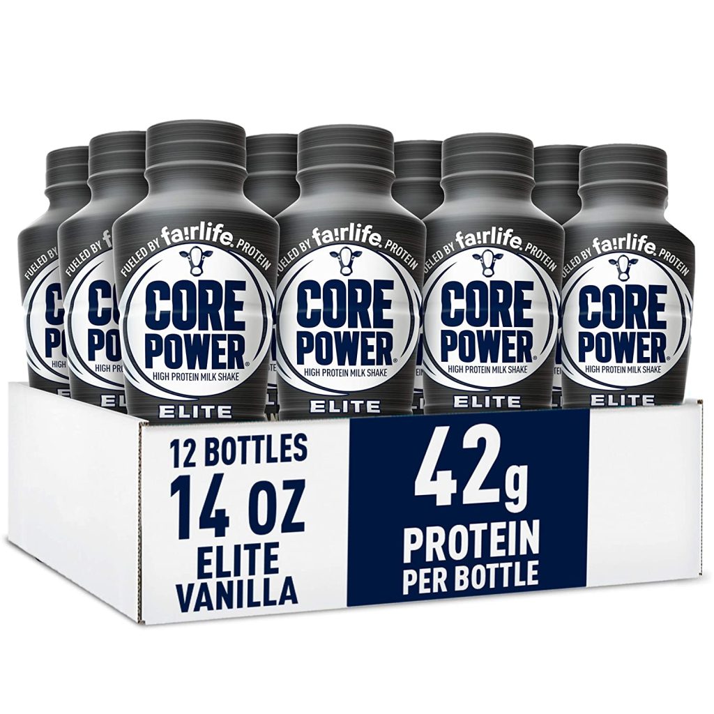 Fairlife Core Power Elite Vanilla High Protein Shake 42g, 14 Fl Oz, 12 Pack – Workout Recovery Drink