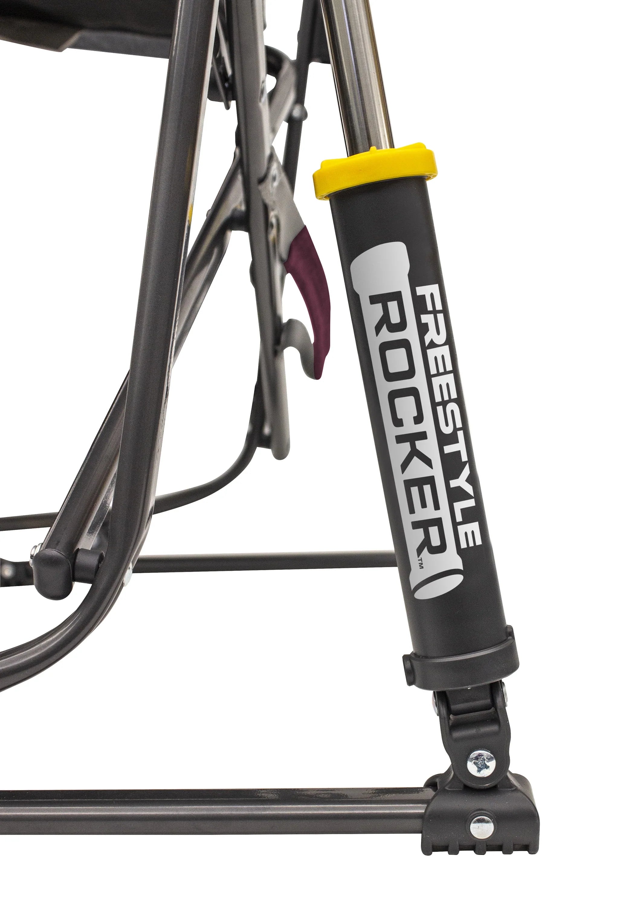 GCI Outdoor Freestyle Rocker Foldable Rocking Camp Chair, Maroon