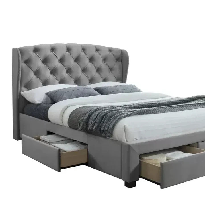 Gray Hope Savings Bed Frame