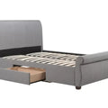 Gray Premium Storage Bed Frame