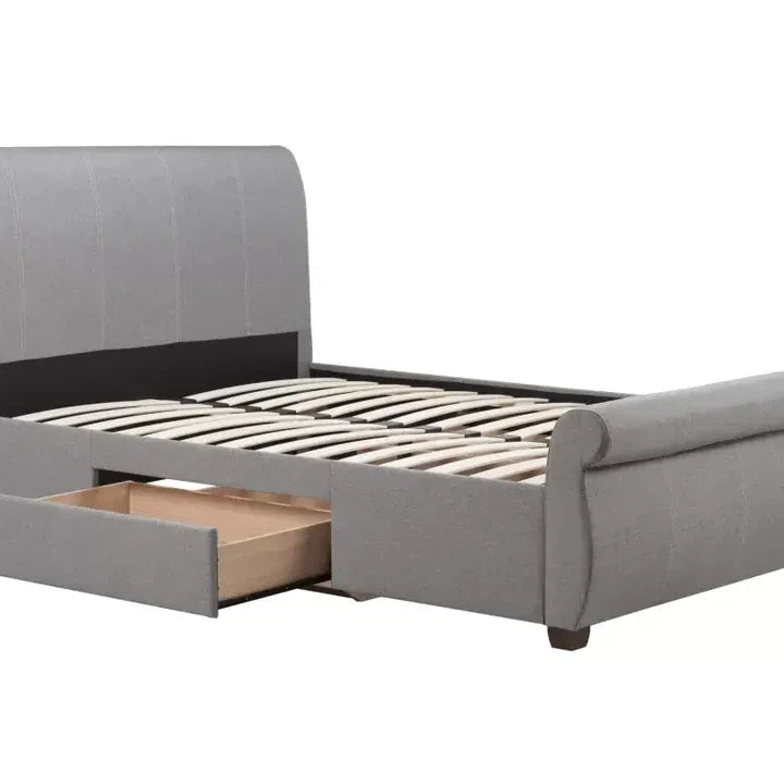 Gray Premium Storage Bed Frame