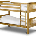White Wooden Bunk Bed